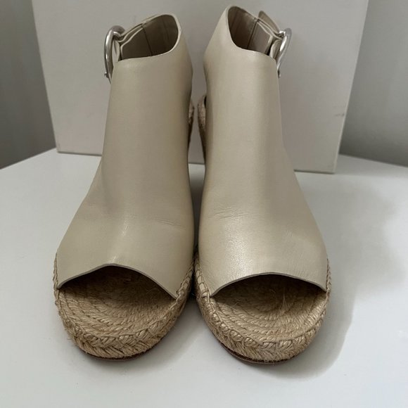 Céline Leather Espadrille Wedge Sandals, by Phoebe Philo - Picture 10 of 16